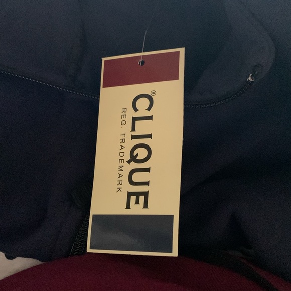 Navy blue men’s fleece zip-up size medium - Picture 6 of 6